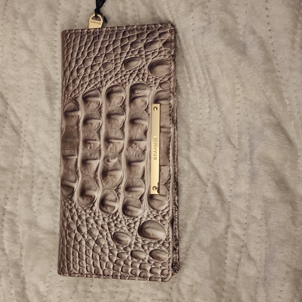 NWT Brahmin Chardonnay Ady Wallet